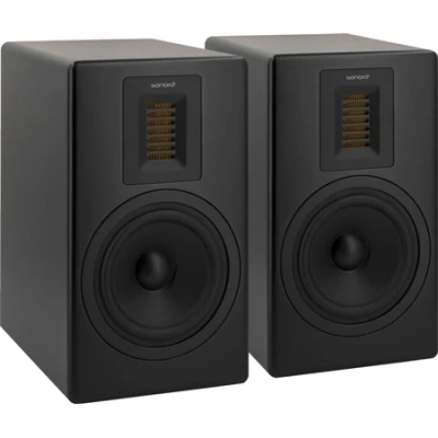 Afbeelding van Sonoro Orchestra boekenplank speakers (per paar) mat zwart