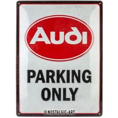 Afbeelding van Wandbord Audi Parking Only