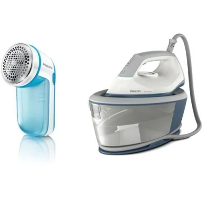Image de Centrale Vapeur + Rase Peluche Philips Bxa0019/00 Compact 6 Bars Effet Pressing 300G/Min Débit Continu 110G/Min