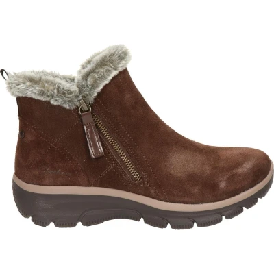 Afbeelding van Skechers Snowboots, Dames, Maat: 39, Brown Veloursleer