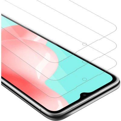 Afbeelding van Cadorabo 3x Screenprotector geschikt voor Samsung Galaxy A72 4G / 5G Beschermende Pantser Film in KRISTALHELDER Getemperd (Tempered) Display beschermend glas 9H hardheid met 3D Touch