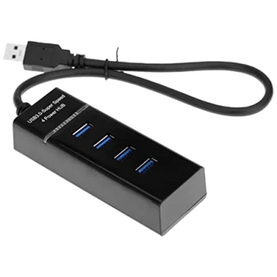 Afbeelding van MCL USB3 M104B/N interface hub USB 3.2 Gen 1 (3.1 1) Type A Zwart
