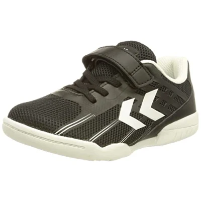 Afbeelding van Hummel ROOT Elite JR Unisex Trainingsschoen voor kinderen, Maat: 32, Black Textiel/ synthetisch
