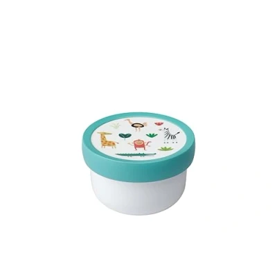 Image de Mepal Fruitbox Campus Boîte à gouter pour enfants Lavable au lave vaisselle et convient micro ondes Sans BPA 300 ml Animal Friends