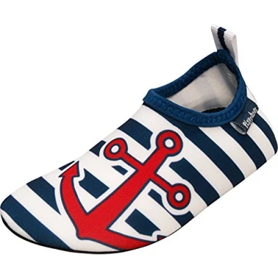 Afbeelding van Playshoes UV waterschoenen voor kinderen Maritiem Blauw/wit/rood maat 28 29EU
