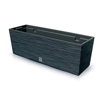 Afbeelding van Prosperplast Bloempot met inzet 12L / 58 cm Antraciet