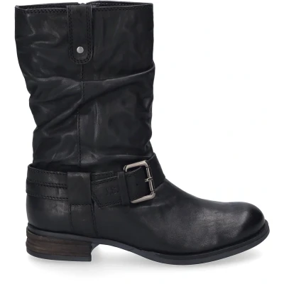 Afbeelding van Josef Seibel Cowboy/Bikerlaarsjes, Dames, Maat: 37, Schwarz Leer