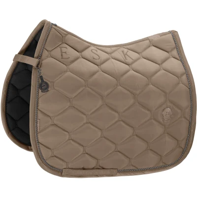 Afbeelding van Eskadron Zadeldekje Highgloss Pearls Platinum &#039;25 Dressuur Smoky Taupe