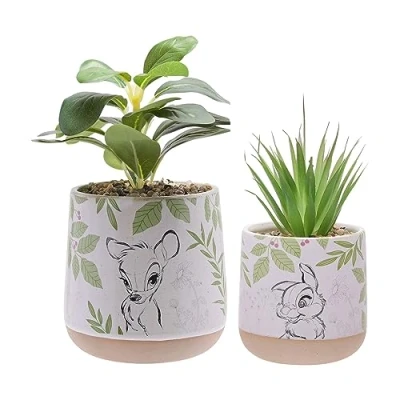 Afbeelding van Widdop Disney Forest Friends bloempotten Bambi, 2 stuks