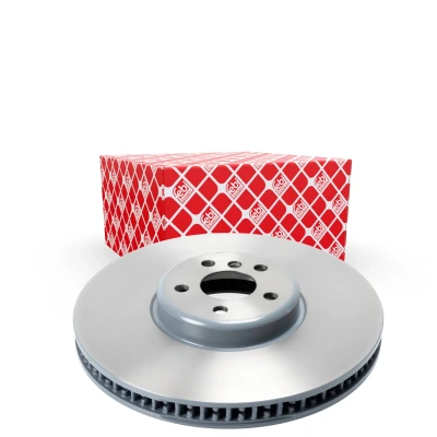 Afbeelding van FEBI BILSTEIN 175493 Remschijf Vooras links 374 36 5 112 interne ventilatie Gecoat BMW: Saloon, Touring, 7
