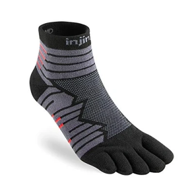 Afbeelding van Injinji Ultra Run Mini Crew Zwart 40 44 Teensokken