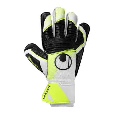 Afbeelding van Uhlsport Soft Advanced White Fluo Yellow Keepershandschoenen Maat 7