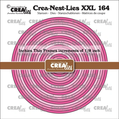 Afbeelding van Crealies Crea Nest Lies XXL Inchies Cirkels Dunne Kaders