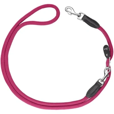 Afbeelding van Hunter Variolijn Freestyle Nylon Rond Hondenriem Roze