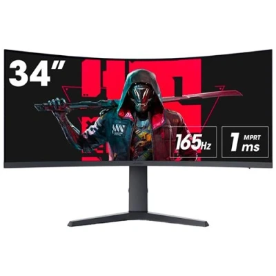 Image de Écran PC Semi Pro Gaming Koorui 34E6UC 34&quot; Incurvé 165 Hz WQHD