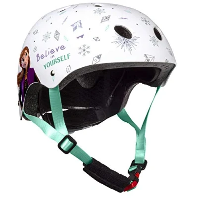 Afbeelding van Disney Fietshelm Frozen Ii Abs/eps Wit Maat 54 58 Cm