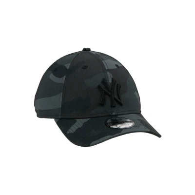 Afbeelding van New Era York Yankees Essential 9FORTY Pet Camo Grijs Petten