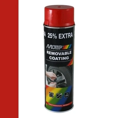 Afbeelding van Motip Removable Coating Rood 500 ml