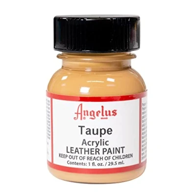Afbeelding van Angelus Leather Acrylic Paint textielverf voor leren stoffen acrylbasis Taupe 29,5ml