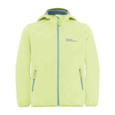Afbeelding van Jack Wolfskin Fourwinds KIDS Unisex Softshelljas voor kinderen, Maat: 176, Cool matcha