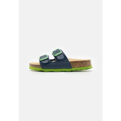 Afbeelding van Superfit Fussbettpantoffel Sandals Muiltjes voor kinderen, Maat: 41, Blau/grün Pu