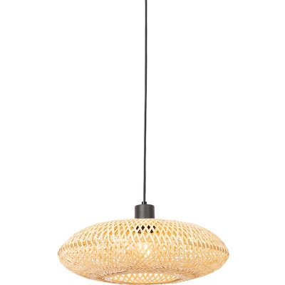 Afbeelding van QAZQA Oosterse hanglamp bamboe 40 cm Ostrava