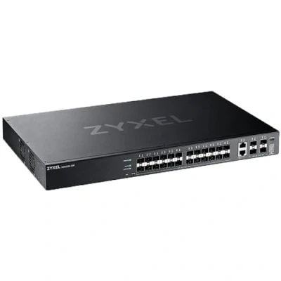 Image de Zyxel XGS2220 Series 30F Commutateur accès L3, NebulaFLEX Cloud Géré 24 x 100/1000 Base + 6 10 Gigabit (liaison montante) de bureau, Montable sur rack