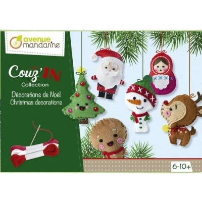Afbeelding van Boîte créative, Décorations de Noël Mini Couz&#039;In
