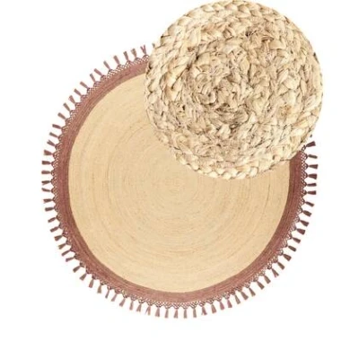 Afbeelding van MARTS Vloerkleed Beige/Bruin 200 cm Jute