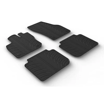Afbeelding van Rubberen matset compatibel met Skoda Kodiaq II (PS7) 2024 (T profiel 4 delig + montageclips)
