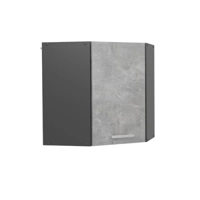 Afbeelding van Vicco Hoek hangkast R Line, Beton/Antraciet, 57 cm