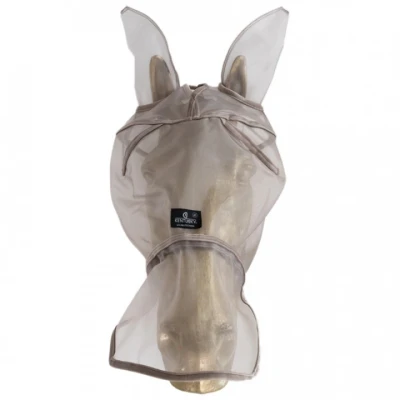Afbeelding van Kentucky Horsewear Vliegenmasker Classic met Oren en Neus Zilver