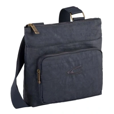 Afbeelding van camel active Journey schoudertas met ritssluiting voor heren, Donkerblauw