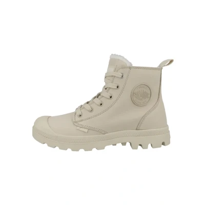 Afbeelding van Palladium Snowboots, Dames, Maat: 42, Beige Nubukleer