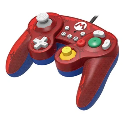 Afbeelding van HORI Battle Pad (Mario) Manette USB style GameCube pour Switch Officielle Nintendo