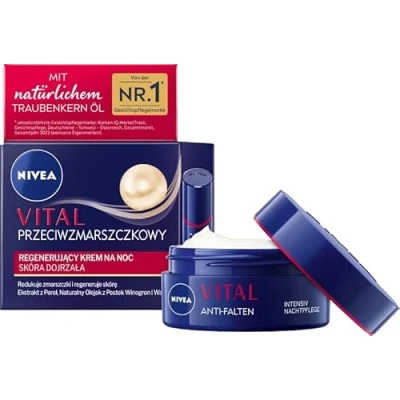 Afbeelding van Nivea Vital Antifalten Intensiv Nachtpflege FÜR Reife HAUT Hydratatie, Maat: 50 ml,