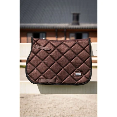 Afbeelding van HB Zadeldekje Mahonie Glitter Springen Full