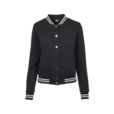 Afbeelding van Urban Classics College Sweat Lichte jas, Dames, Maat: 3XL, Black