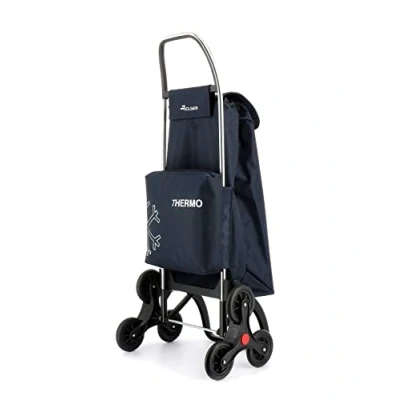 Afbeelding van Rolser I Max Thermo Zen trolley met 6 wielen, marineblauw