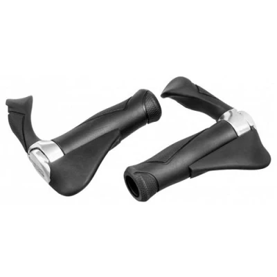 Image de Ergotec Poignee Multi Flex 2 Big 130/130 mm Noir Argent
