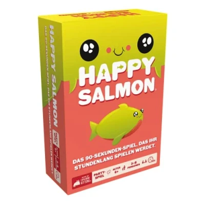 Afbeelding van Eggertspiele Happy Salmon Game, EXKD0026, meerkleurig, 4. Andere spellen van Exploding Kittens Duitse versie