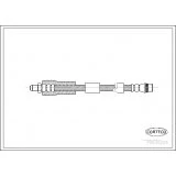 Afbeelding van CORTECO 19030285 Remslang Vooras 420 M10X1 PEUGEOT: 307 CC, Hatchback