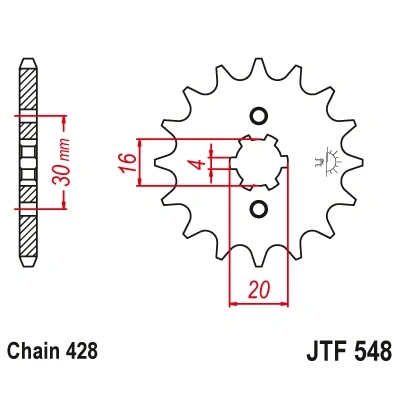 Afbeelding van Rek JT JTF548,13
