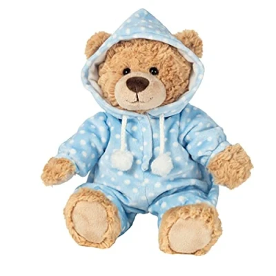 Afbeelding van Hermann Teddy Knuffel Beer met Pyjama Blauw