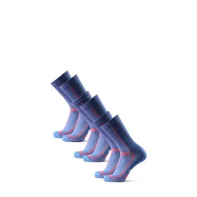 Afbeelding van Danish Endurance LONG Distance Running CREW 3 PACK Sportsokken, Heren, Maat: 39 42, Blue orange