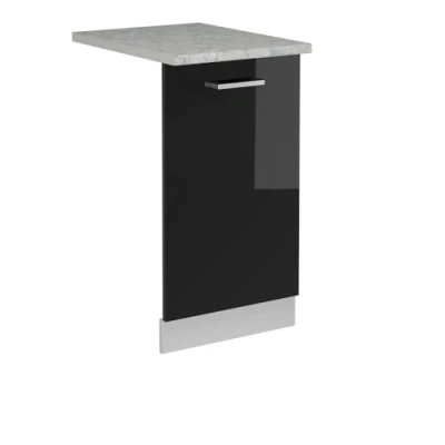 Afbeelding van Vicco R Line 45 cm , WB Marmer Zwart hoogglans