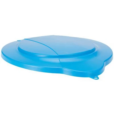 Afbeelding van Vikan Emmers en Deksels 12 Liter Hygiene Deksel voor 12ltr Emmer 5694 Metaaldetecteerbaar Blauw