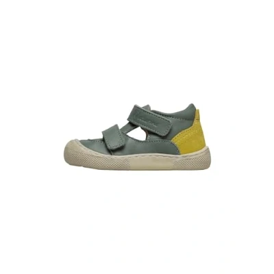 Afbeelding van Naturino Barefoot Irtys Outdoorsandalen voor kinderen, Maat: 25, Grün Veloursleer