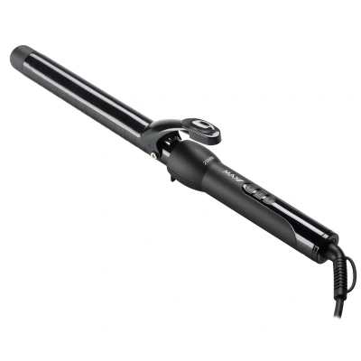 Afbeelding van Max Pro Clip Curling Iron Black 25mm