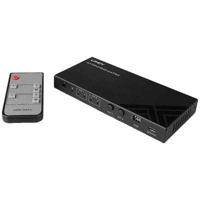 Afbeelding van LINDY 38313 HDMI Matrix switch 7680 x 4320 Pixel Zwart